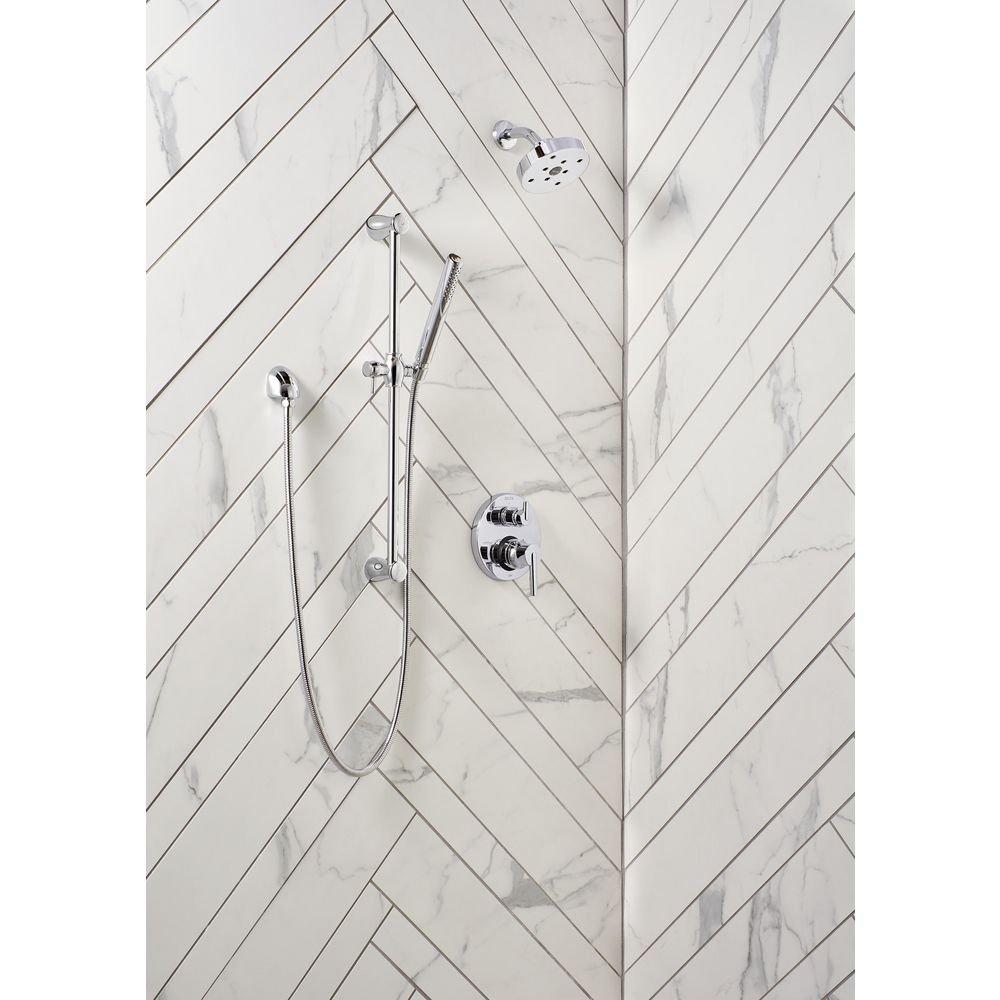 Delta Faucet SpotShield Stainless 1/2 x 5-1/2 in. MIPS Brass Shower Arm 