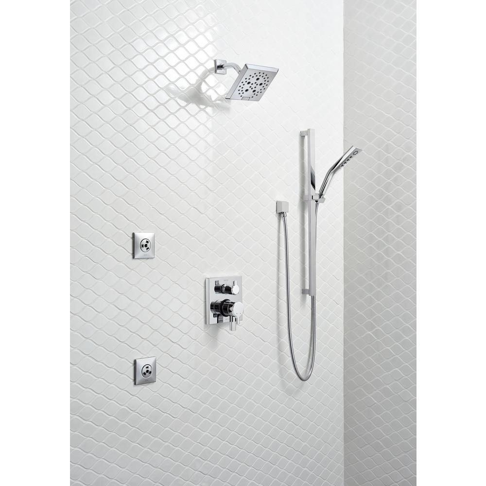 Delta Faucet SpotShield Stainless 1/2 x 5-1/2 in. MIPS Brass Shower Arm 