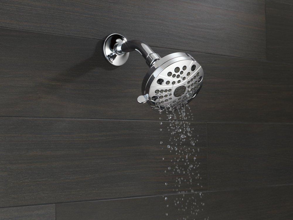 Delta Faucet SpotShield Stainless 1/2 x 5-1/2 in. MIPS Brass Shower Arm 