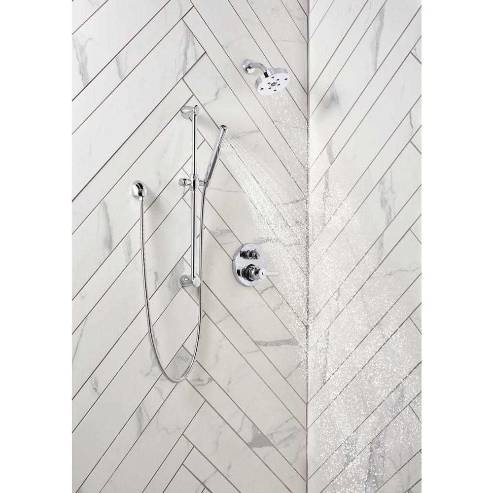 Delta Faucet SpotShield Stainless 1/2 x 5-1/2 in. MIPS Brass Shower Arm 