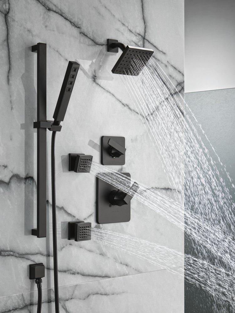 Delta Faucet Matte Black Single Function Body Spray 