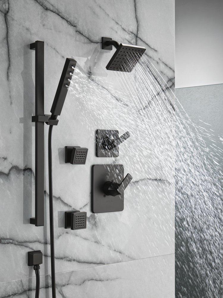 Delta Faucet Matte Black Single Function Body Spray 