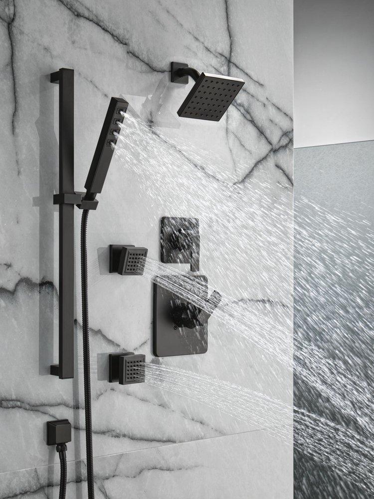 Delta Faucet Matte Black Single Function Body Spray 