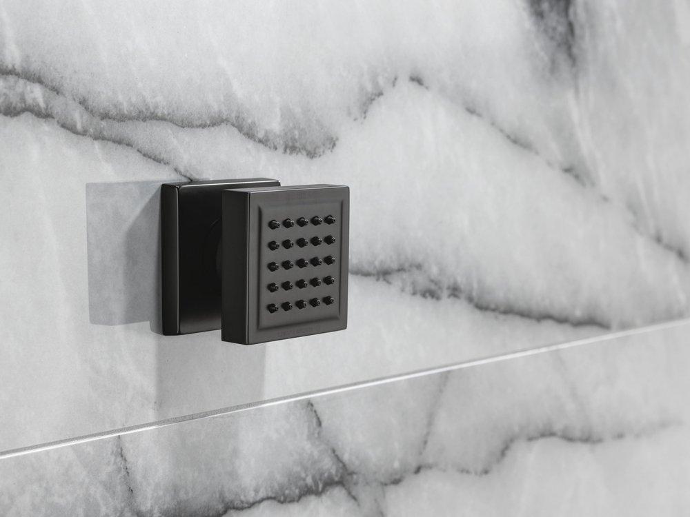 Delta Faucet Matte Black Single Function Body Spray 