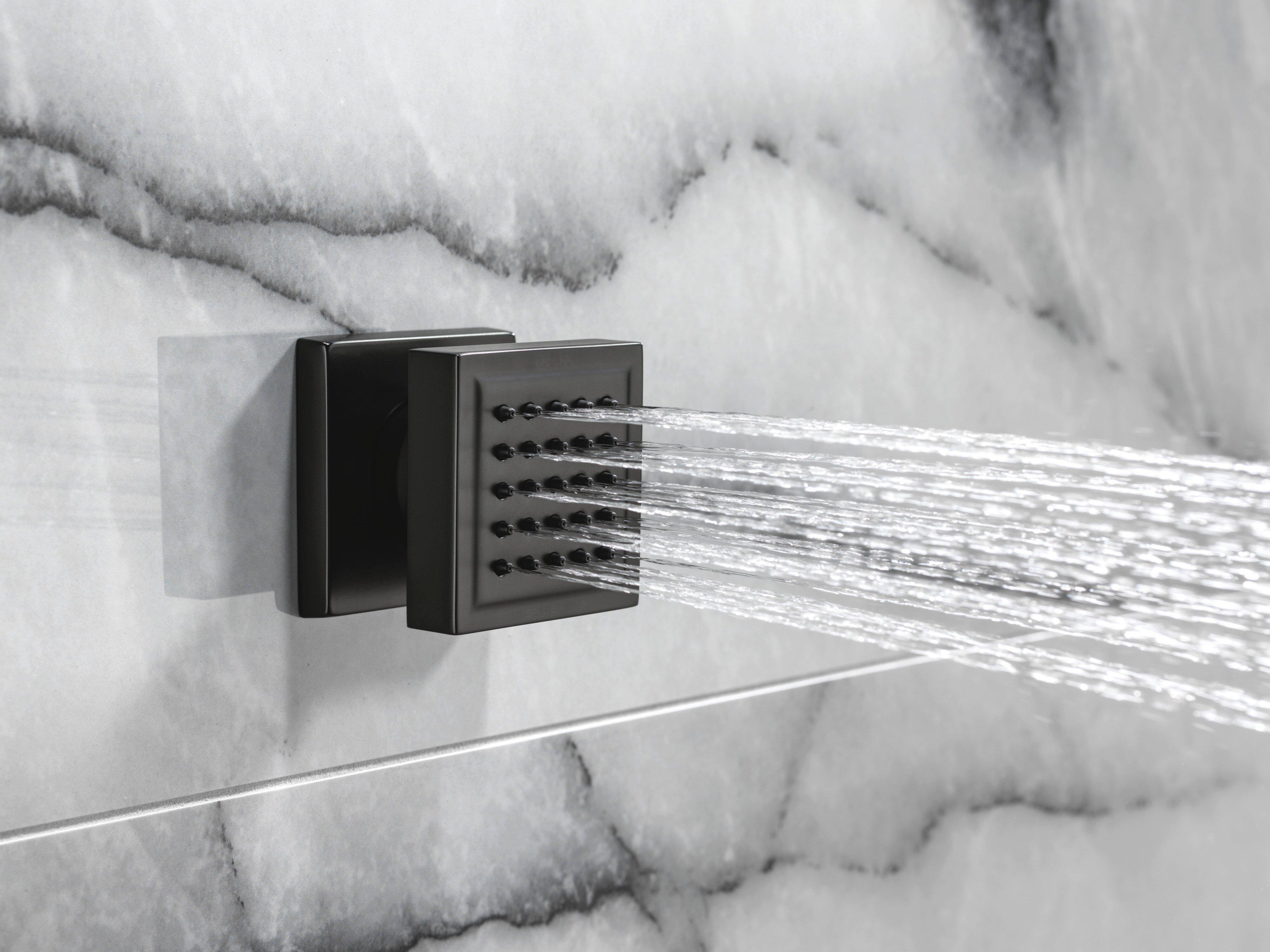 Delta Faucet Matte Black Single Function Body Spray 