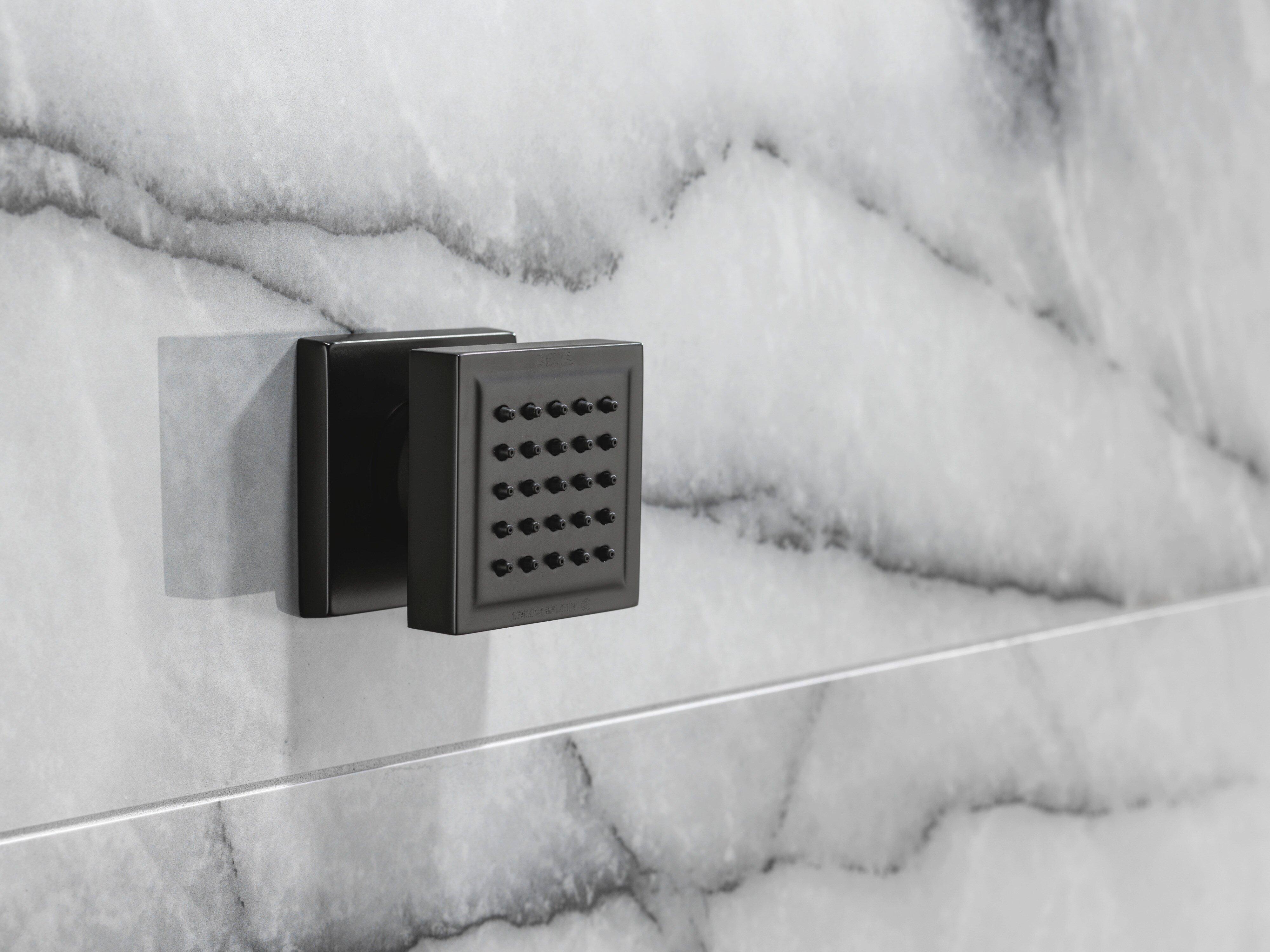Delta Faucet Matte Black Single Function Body Spray 