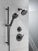 Delta Faucet Matte Black Tub and Shower Diverter Valve with Single Lever Handle 