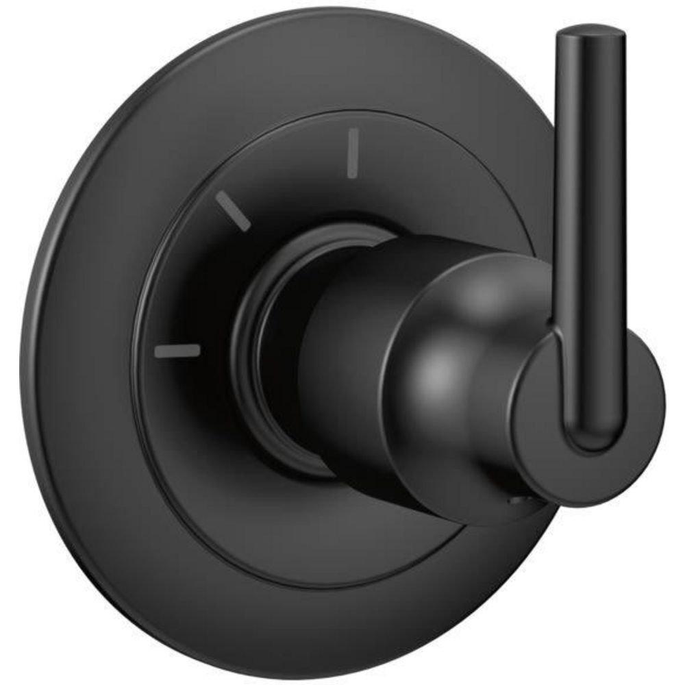 Delta Faucet Matte Black Single Handle Bathtub & Shower Faucet (Trim Only) 