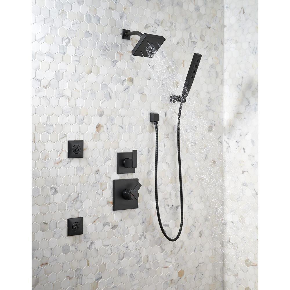 Delta Faucet Matte Black Single Function Body Spray 