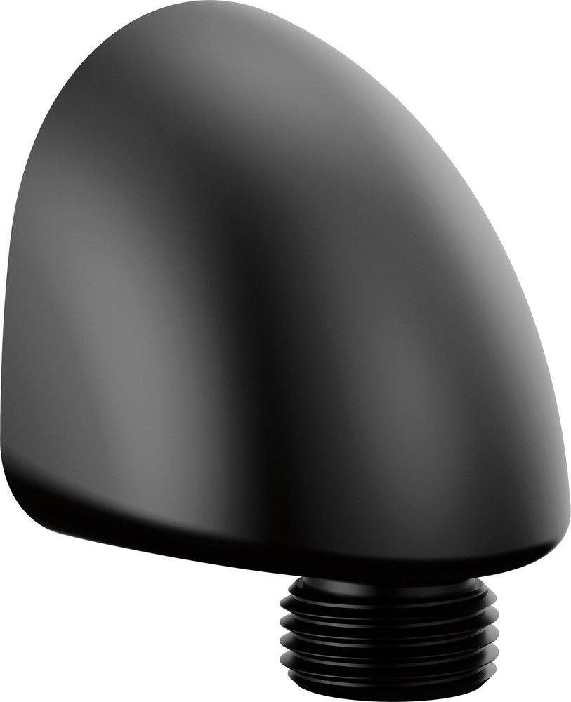 Delta Faucet Matte Black 1/2 in. FNPT x MNPSM Solid Brass Elbow 