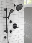 Delta Faucet Matte Black 1/2 in. FNPT x MNPSM Solid Brass Elbow 