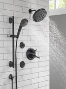 Delta Faucet Matte Black 1/2 in. FNPT x MNPSM Solid Brass Elbow 