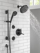 Delta Faucet Matte Black 1/2 in. FNPT x MNPSM Solid Brass Elbow 