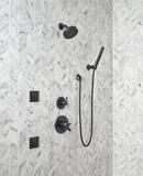 Delta Faucet Matte Black 1/2 in. FNPT x MNPSM Solid Brass Elbow 