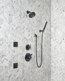 Delta Faucet Matte Black 1/2 in. FNPT x MNPSM Solid Brass Elbow 