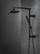 Delta Faucet Matte Black Multi Function Full Body, H2Okinetic&reg; and Pause Showerhead 