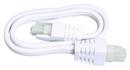 48in. Connector Cord in White