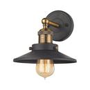 Elk Home Antique Brass/Tarnished Graphite 8 in. 60W 1-Light Medium E-26 Vanity Fixture 