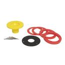 Oatey&reg; Yellow 1/4 x 1-5/8 in. Closet Flange with Test Cap 