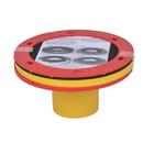 Oatey&reg; Yellow 1/4 x 1-5/8 in. Closet Flange with Test Cap 