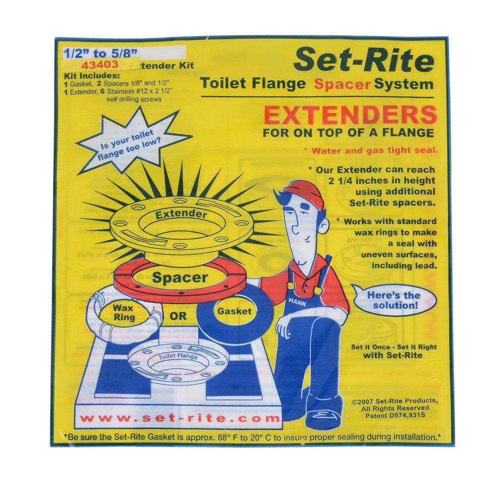 Oatey&reg; 1/4 x 1-5/8 in. Closet Flange with Test Cap 