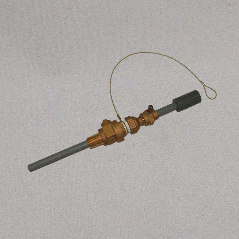 Pulsafeeder AWWA Male x FNPT CPVC Corporation Stop 