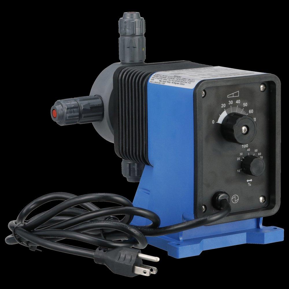 Pulsafeeder 115/230V ID Tube x OD Tube Metering Pump with Degassing Head 