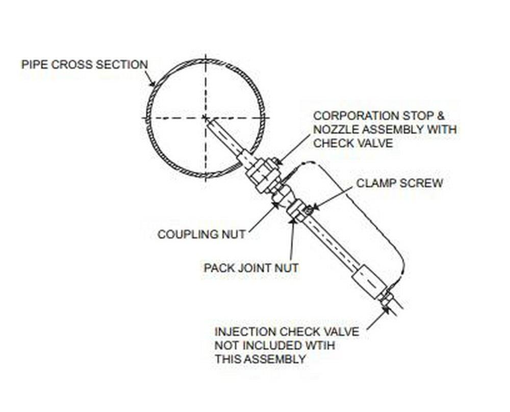 Pulsafeeder PVC Replacement Nozzle 