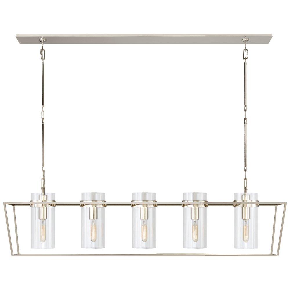 Visual Comfort & Co. Signature Polished Nickel 60W 5-Light Medium E-26 Incandescent Outdoor Pendant 