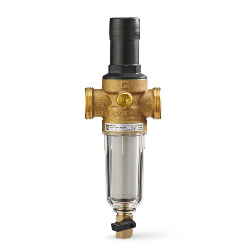 Resideo Metallic NPT Hydronic Pressure Regulating Valve 140F Bronze, Fabric, Plastic and Stainless Steel 