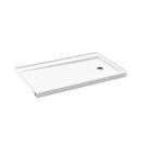 PROFLO&reg; White 60 x 32 in. Enameled Steel Shower Floor with Left Drain 