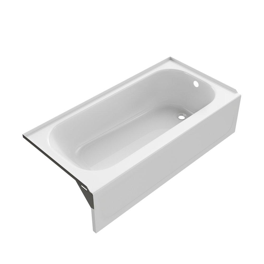 PROFLO&reg; White 60 x 30 in. Alcove Bathtub with Right Drain 