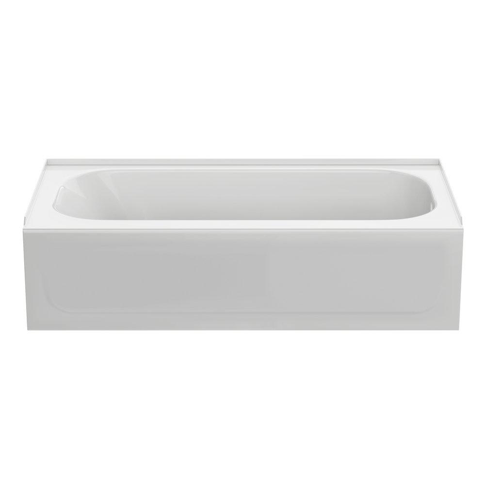PROFLO&reg; White 60 x 30 in. Alcove Bathtub with Right Drain 
