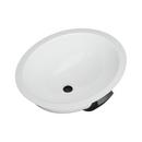 19 x 16 in. Oval Undermount Bathroom Sink in White