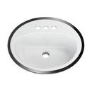 PROFLO&reg; White Enameled Steel Self-Rimming Rectangular Lavatory Sink 