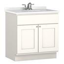 Bertch Cabinet White 30 VANITY SINK- 2 BUTT DOORS 
