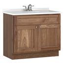 Bertch Cabinet Driftwood 36 x 21 x 31 in. Floor Mount Vanity with 2-Door 