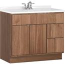 Driftwood 36 VANITY 2 DOOR- 2 DRAWERS 