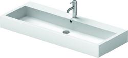 47-1/4 in. Wall Mount Rectangular Ceramic Bathroom Sink in White