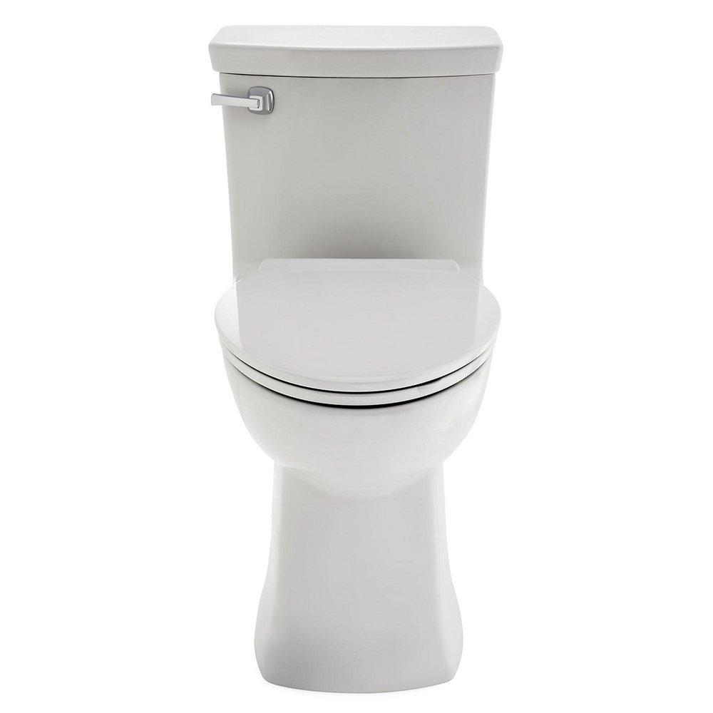 American Standard White 1.28 gpf Elongated One Piece Toilet with Left-Hand Trip Lever 