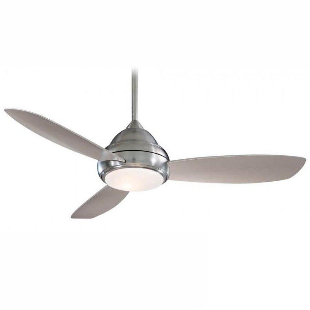 Minka Aire Brushed Nickel 61W 3-Blade Ceiling Fan with 52 in. Blade Span 