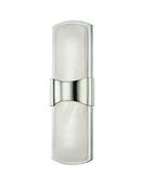 9W 1-Light LED Wall Sconce in Polished Nickel