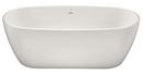 Signature Hardware White 66 x 32 in. Freestanding Bathtub with Center Drain 