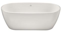 66 x 32 in. Freestanding Bathtub with Center Drain in White
