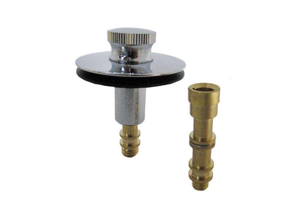 PROFLO&reg; Polished Chrome Brass Lift & Turn Drain 