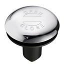 PROFLO&reg; Polished Chrome Threaded Brass Toe Tap Stopper 