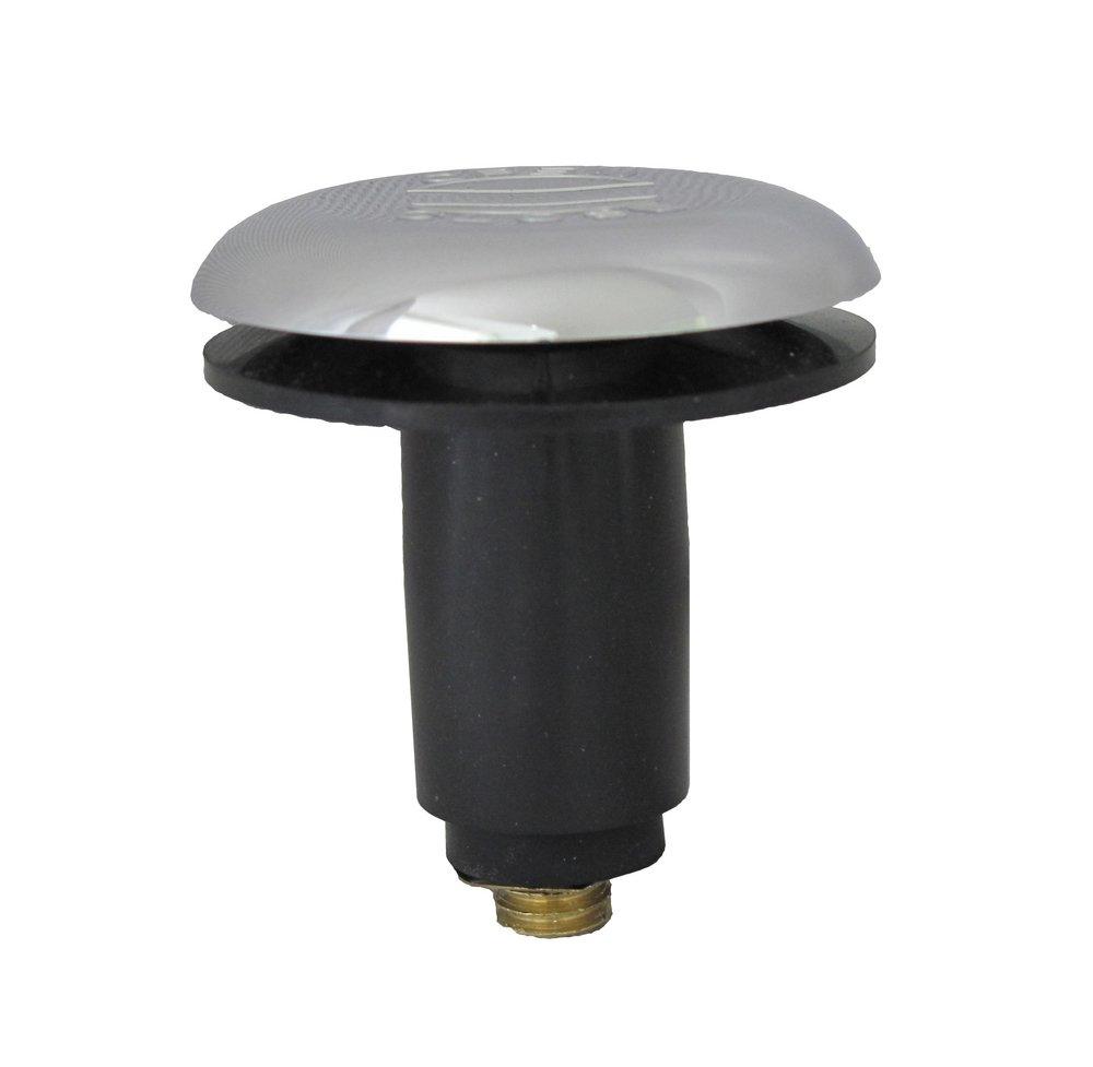 PROFLO&reg; Polished Chrome Threaded Brass Toe Tap Stopper 