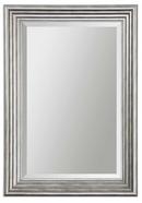 Uttermost Company Silver/Dark Red 24 x 34 in. Rectangular Framed Mirror 