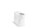 Elongated Toilet Bowl in White