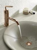 KOHLER Vibrant&reg; Rose Gold Single Handle Monoblock Bathroom Sink Faucet 